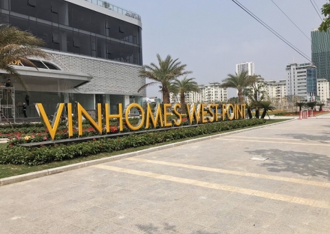 Gạch Terrazzo ngoài trời Secoin tại Vinhome West Point